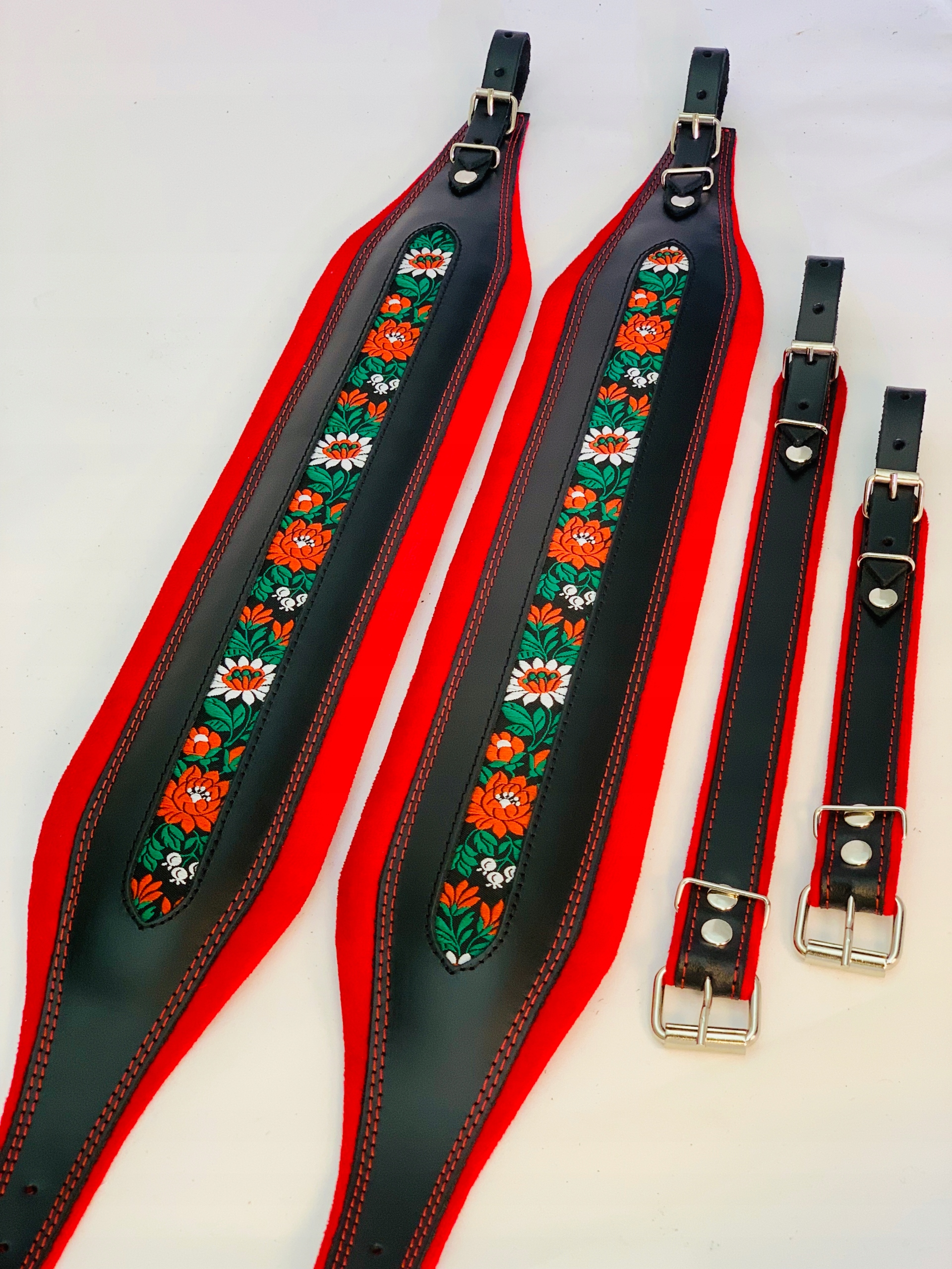 Pásky akordeon Pro 80-120 basů, přírodní kůže