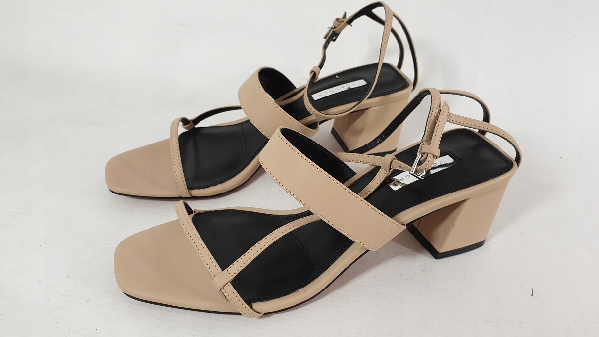 Top Shop Dámské Sandály Na Podpatku, kůže, Velikost 39