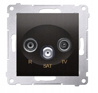 

Simon 54 Gniazdo Antenowe Rtv-sat Końcowe Antracyt