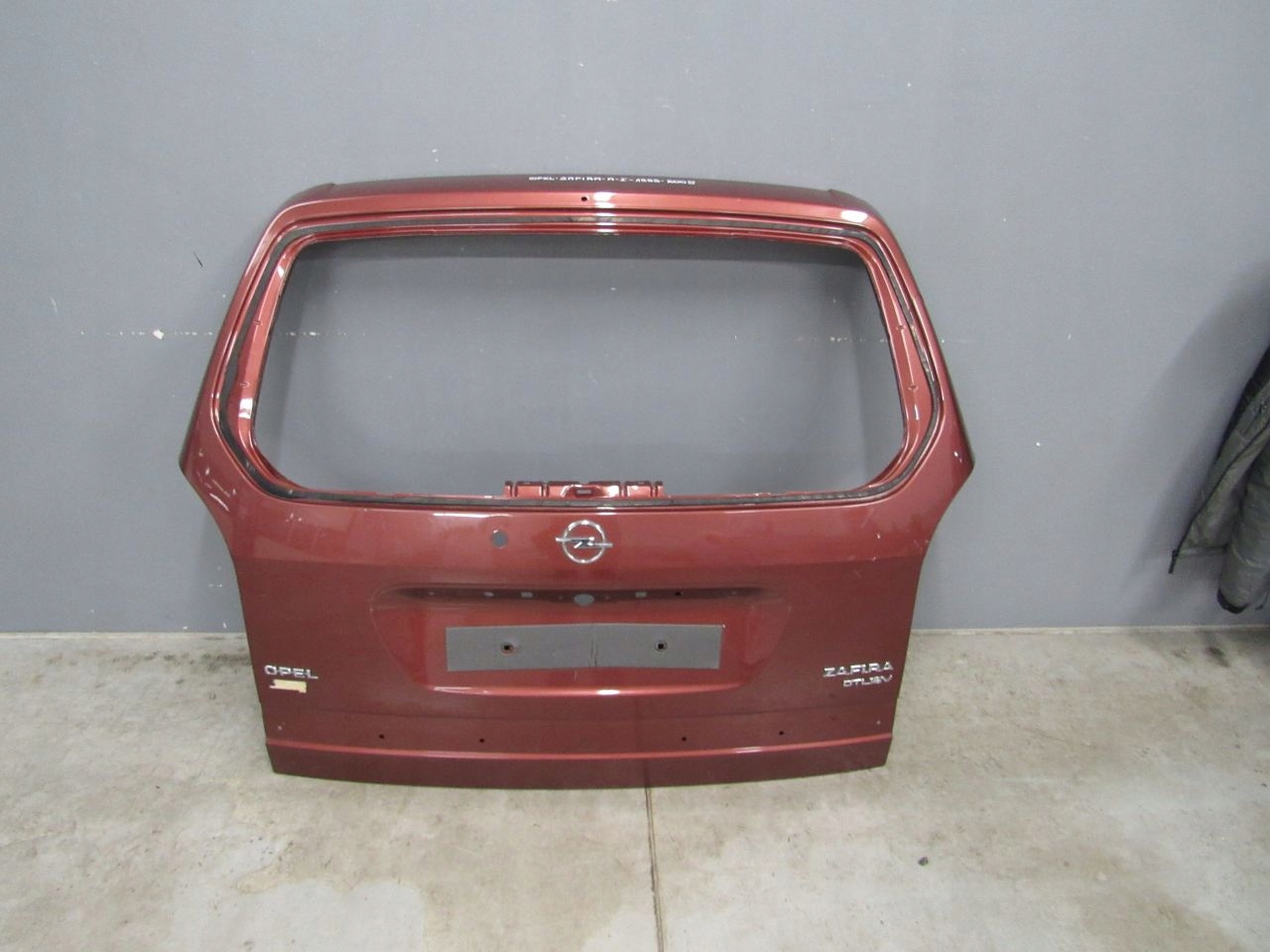 OPEL ZAFIRA A 1999-2005 KLAPA TYŁ TYLNA