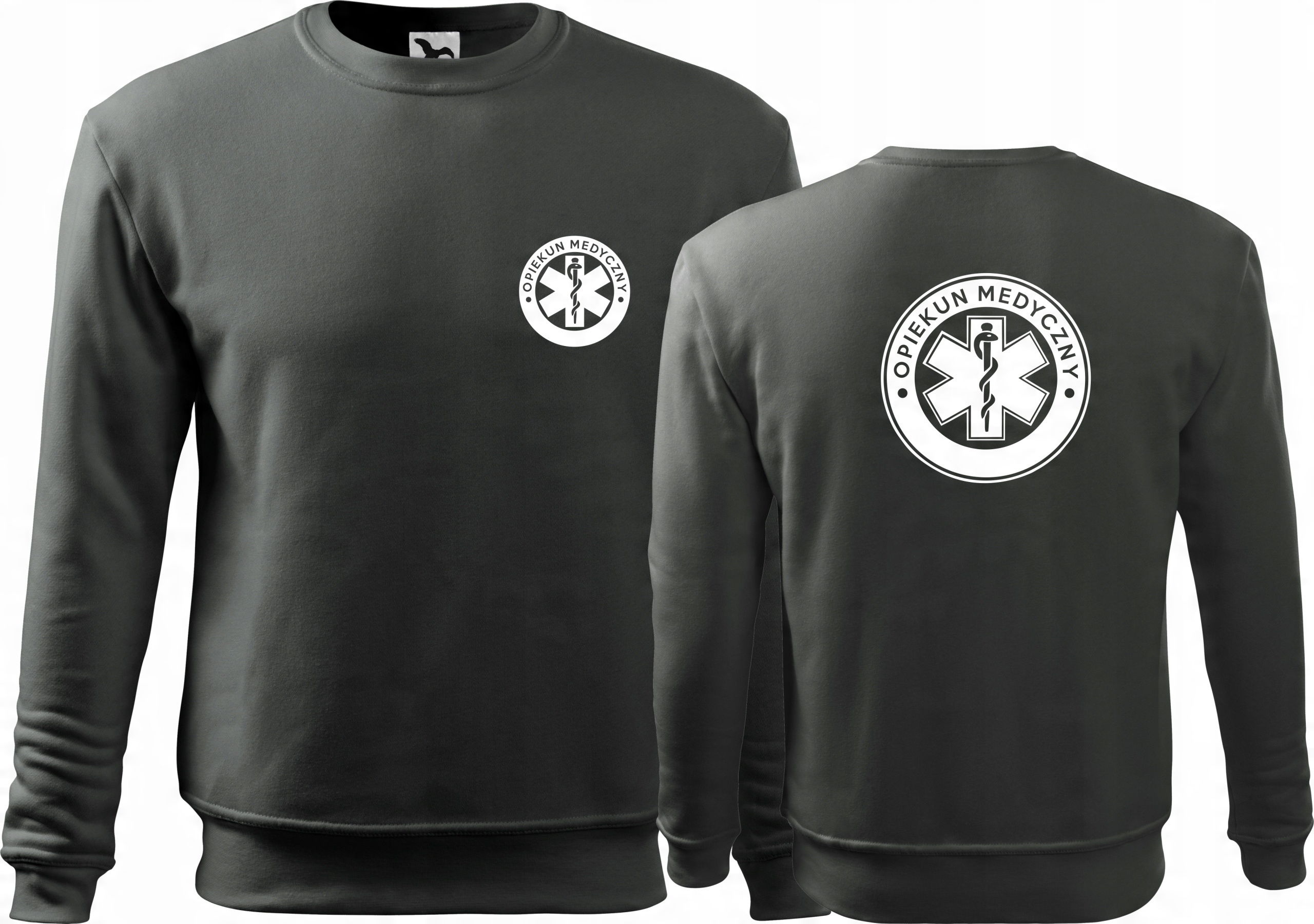 

Bluza medyczna z nadrukiem Opiekun Medyczny r.XL