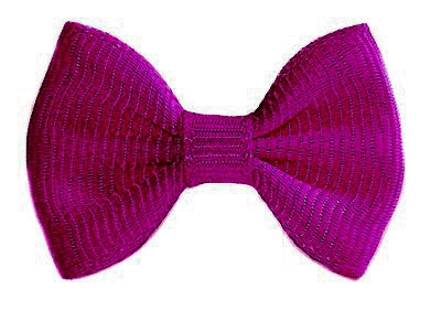 

Małe Kokardki Kokardka Na Gumkach * Purpurowe