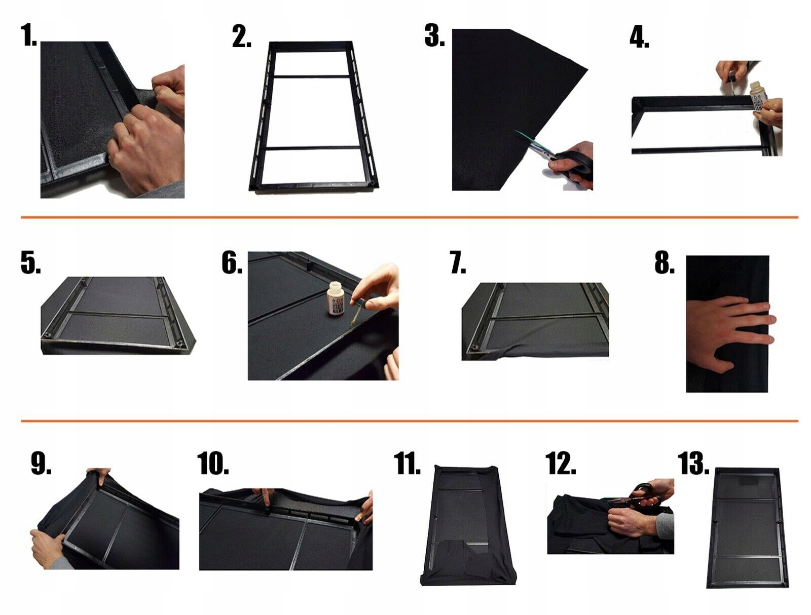 Klej do materiału na maskownice głośnikowa MOCNY! Przeznaczenie Guma Skóra Tekstylia