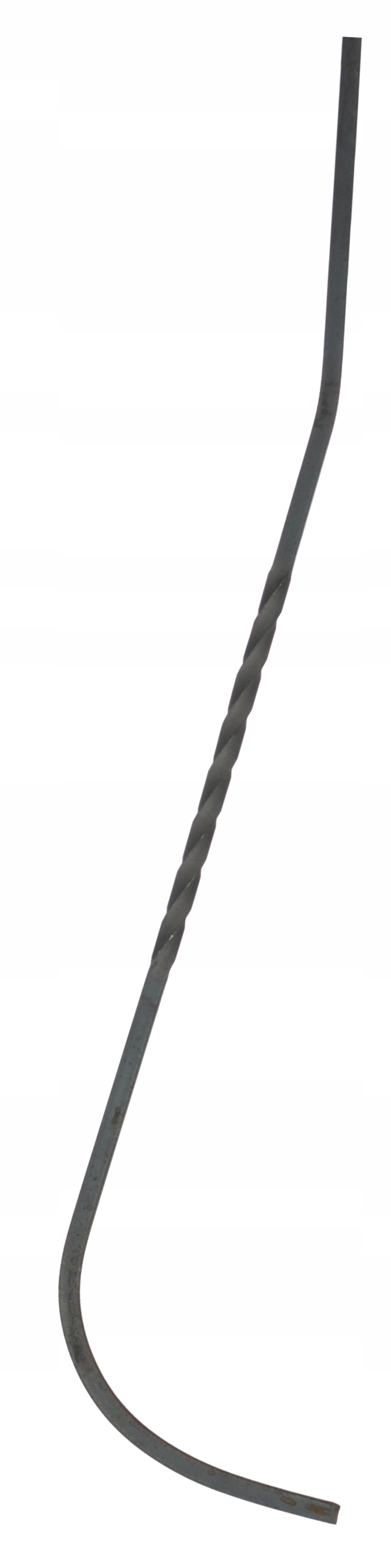 

tralka kręcona 75cm z kwadratu 10x10, elementy kut