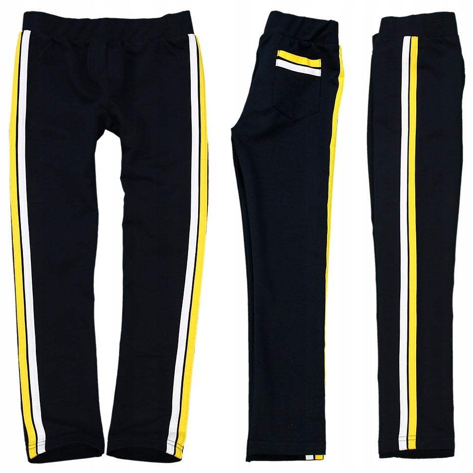 

Legginsy Getry Dresowe Lampasy Granat 128 GH448