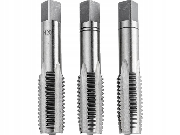 

Gwintowniki M20 Skok Gwintu 2,5 mm 3szt