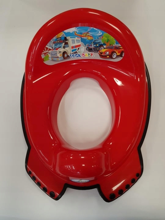 Tega Nakładka Sedesowa Antypoślizg. Auta Czerwona Marka Tega Baby