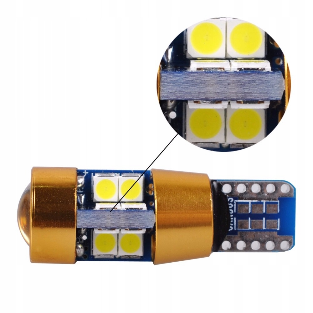 ŻARÓWKA 19 LED 3030 W5W T10 CANBUS STABILIZATOR Producent inny