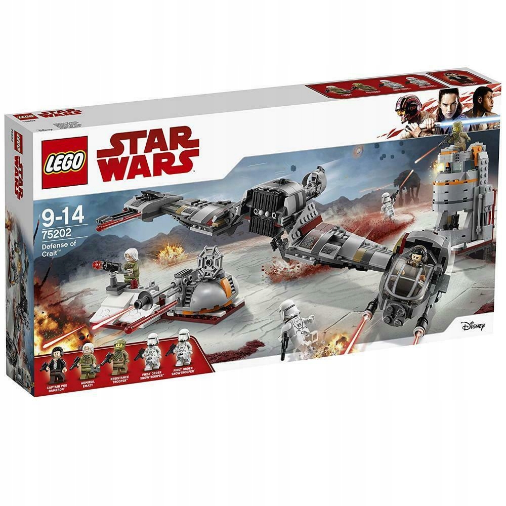 LEGO STAR WARS 75202 Obrona Crait Captain Poe HiT Marka LEGO