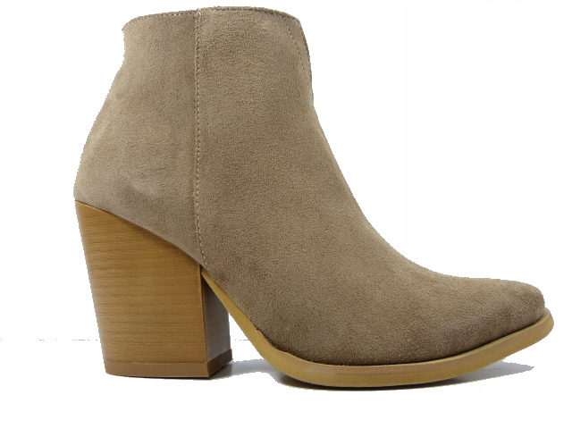 Capucino kožené kovbojské boty dámské kotníkové boty kožené na sloupku J.w 40