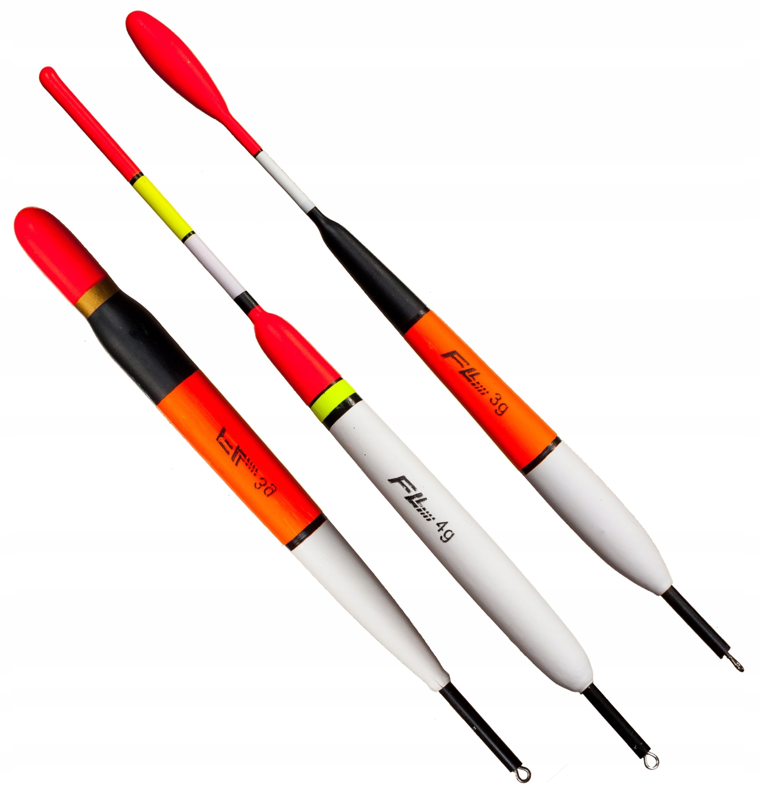 

Zestaw Spławików 3 x spławik Przelotowy balsa