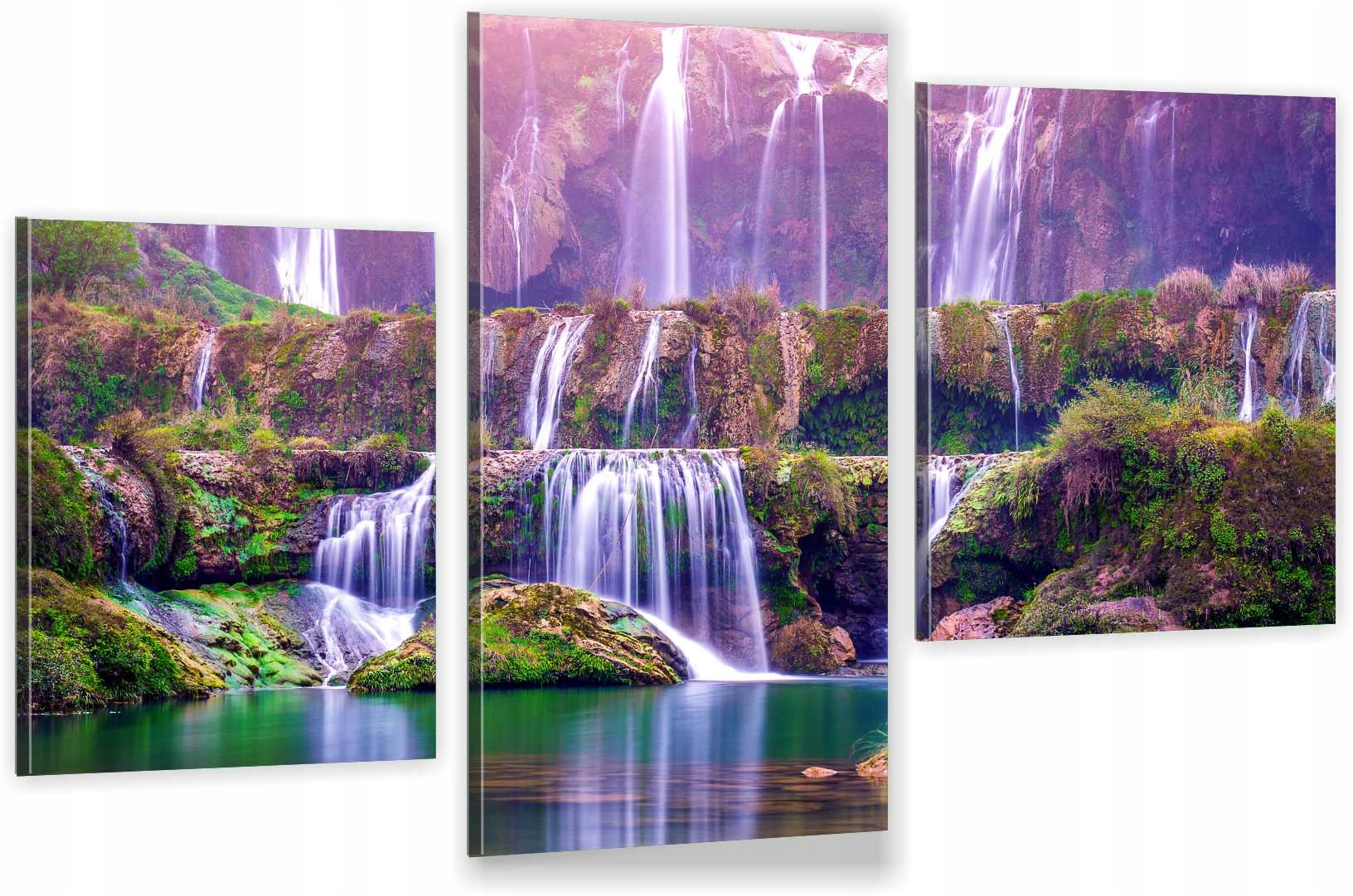 

Tryptyki Obraz Na Ścianę Wodospad Natura 800 Wz