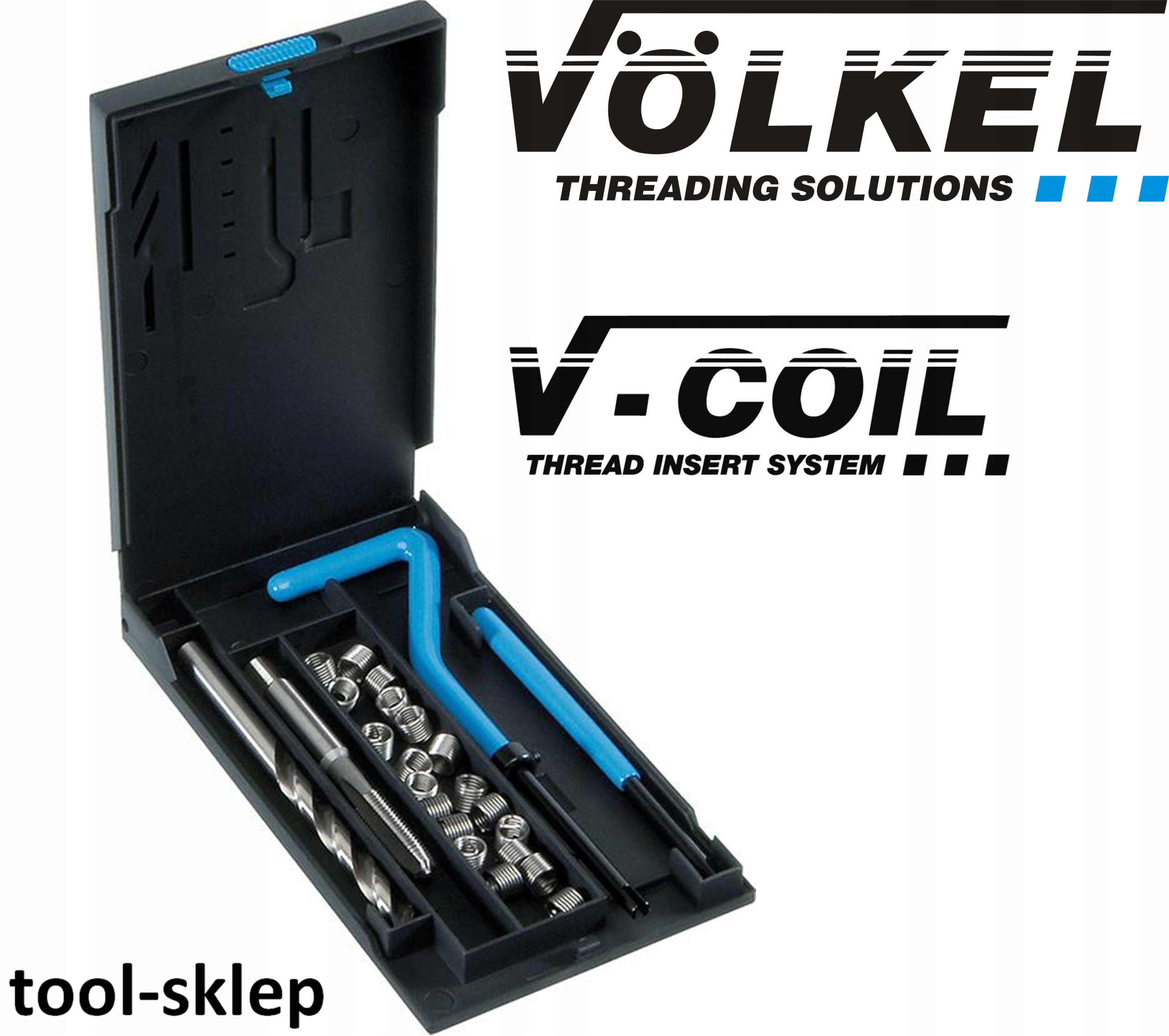Zestawy naprawcze do gwintów V-Coil metryczne V-COIL M6 X 1.0 Marka V-Coil