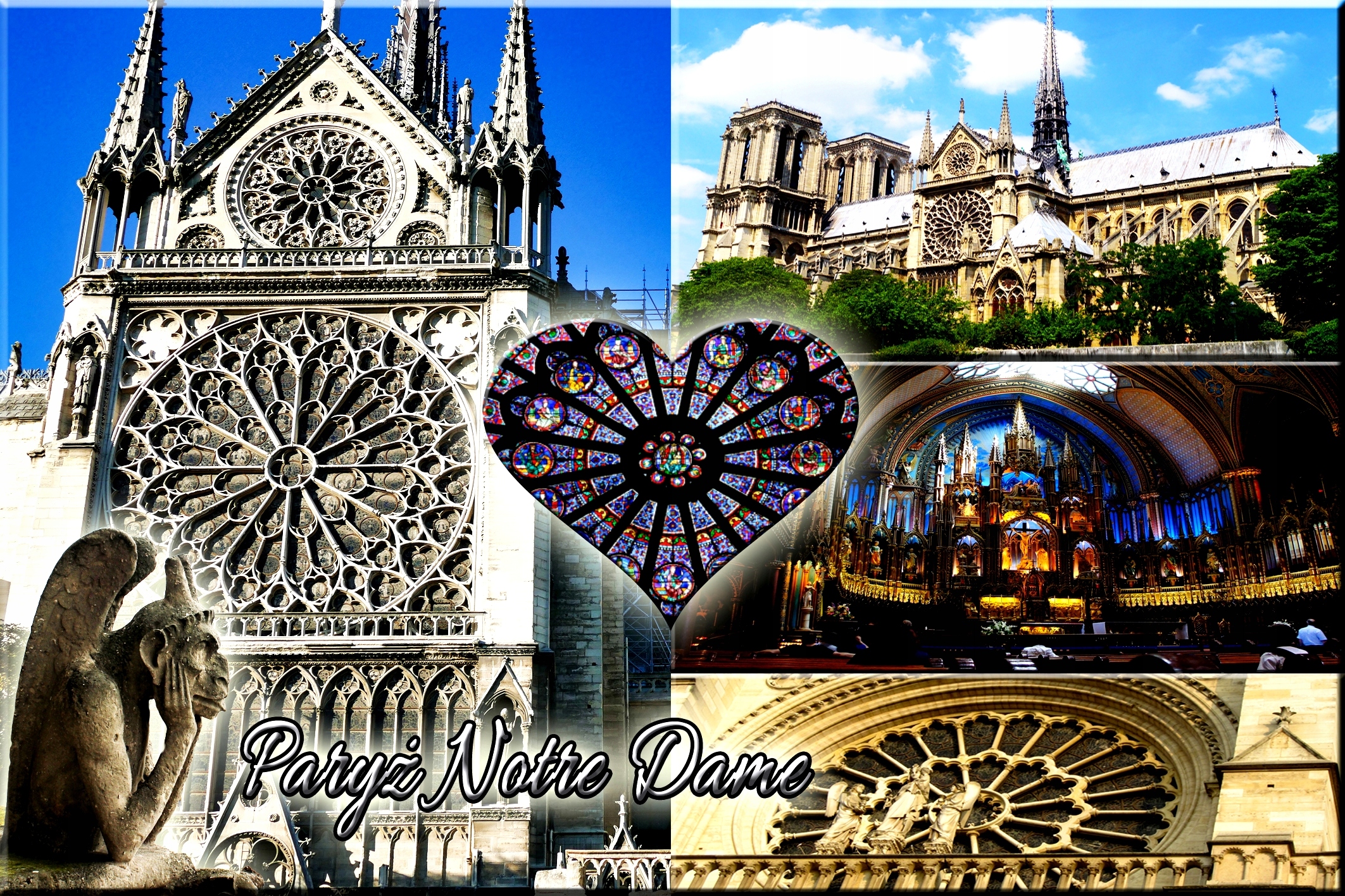 

Francja Paryż Notre Dame Katedra Magnesy Lodówkę