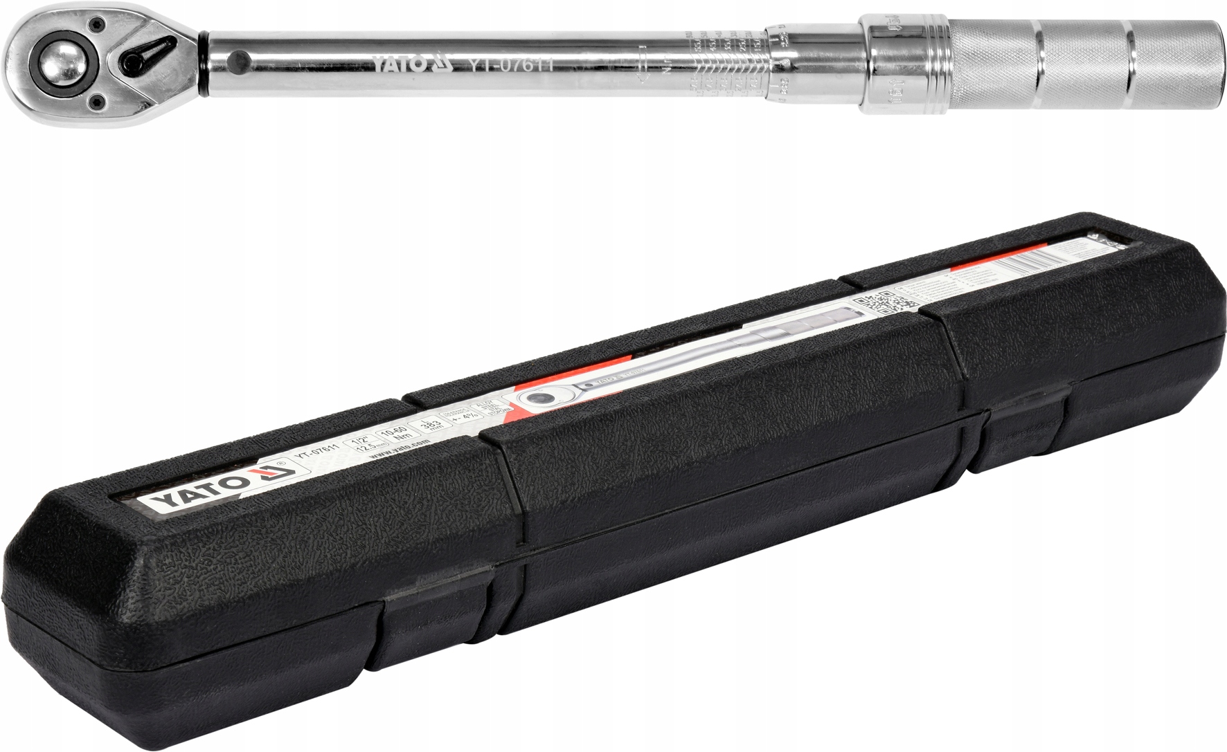 

Yato Klucz Dynamometryczny 10-60Nm 1/2 Blokada