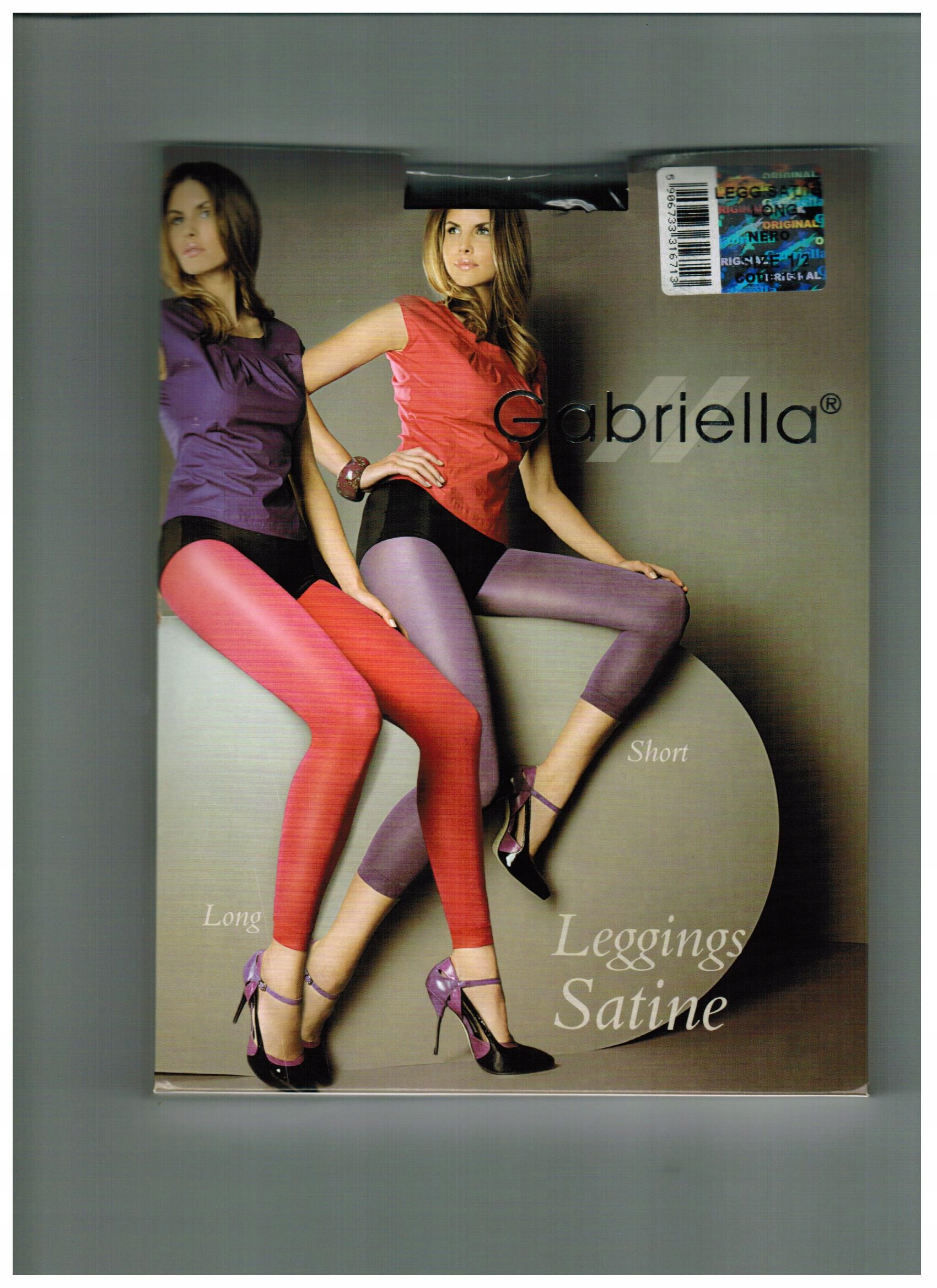 

Leggings Satine Long, Gabriella, Nero, 1-2