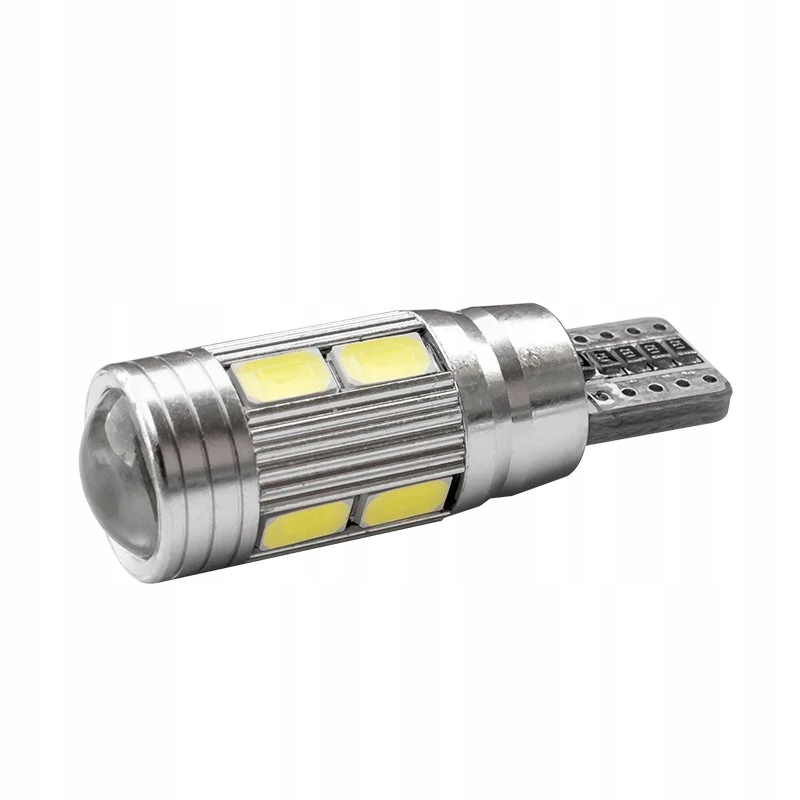 ŻARÓWKA LED 10 SMD 5630 W5W T10 CANBUS SOCZEWKA Producent inny