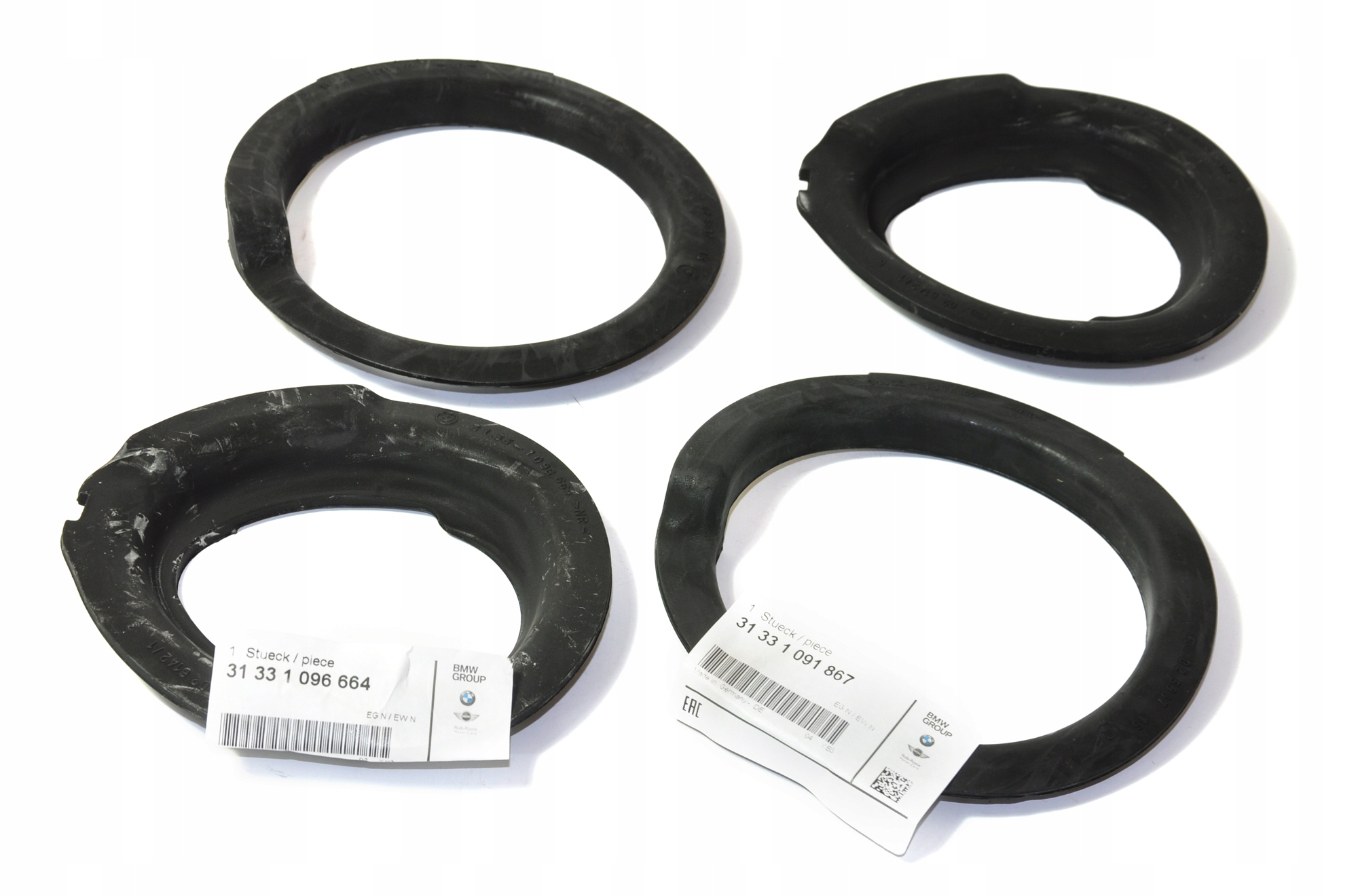 OE BMW PODKLADKI SPREZYN AMORTYZATORA PRZOD 3 E46