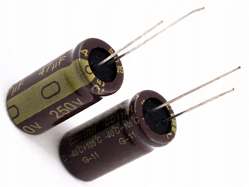 

Kondensator 47uF / 250V (12.5x25) Long Life 105*C
