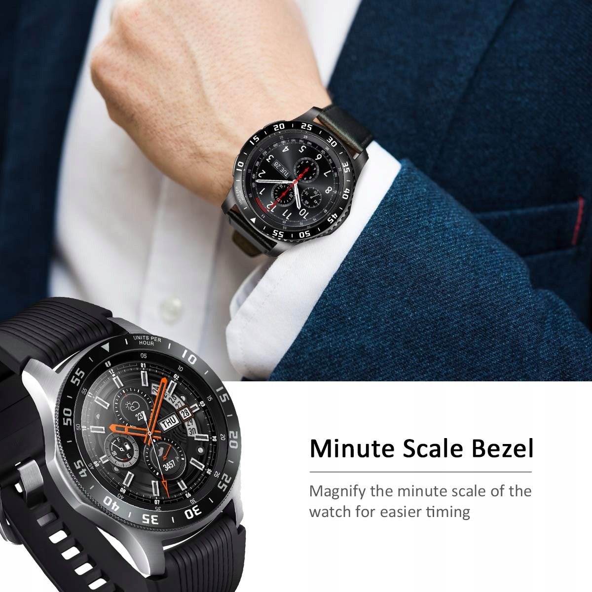 RING BEZEL SAMSUNG GALAXY WATCH 46MM BLACK Stan opakowania oryginalne