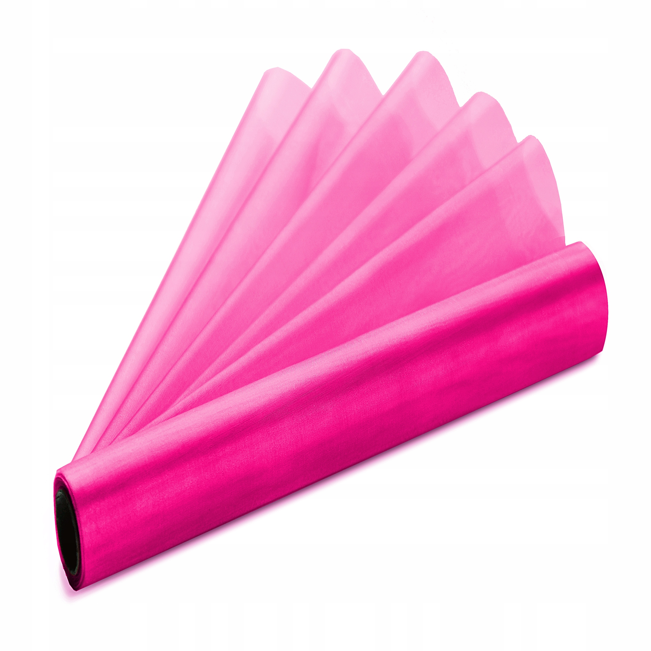 

Organza organtyna gładka 16cm - 9m - Różowy Ciemny