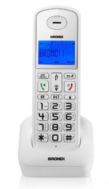 Telefon stacjonarny Brondi Bravo Style uszkodzony