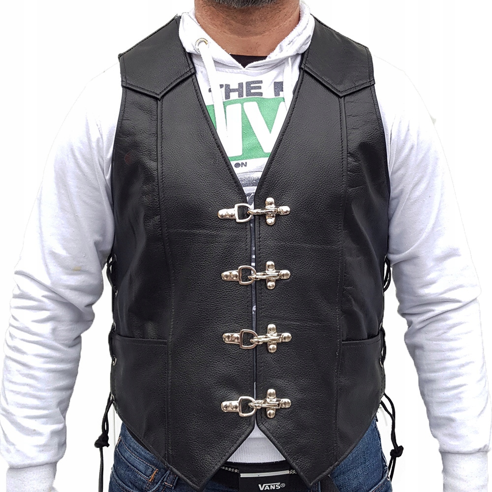 

Kamizelka Motocyklowa Skórzana Klamry Prospeed 5XL