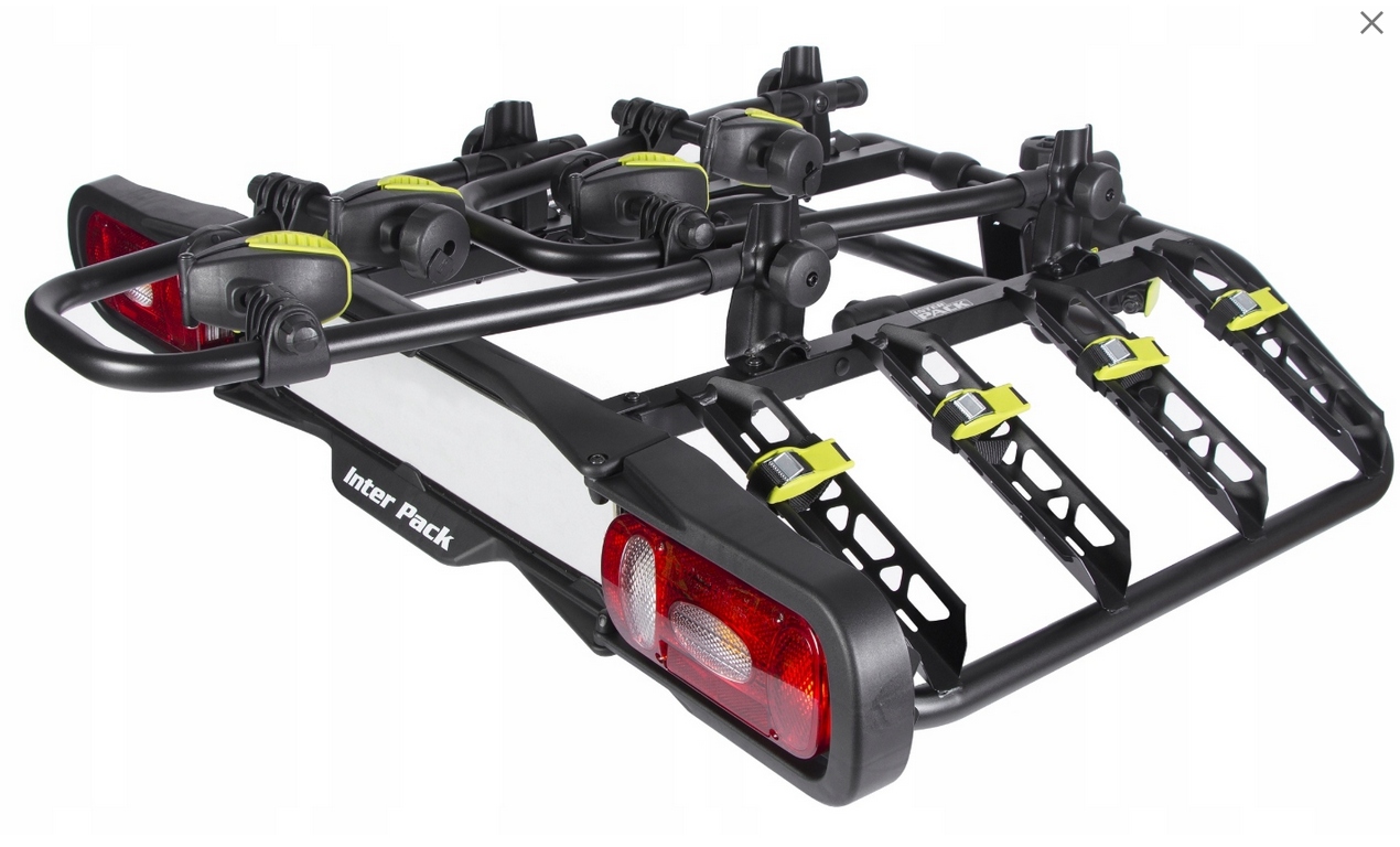 BAGAŻNIK NA HAK PLATFORMA 13 PIN 4 ROWERY QUATTRO INTER PACK Model Quattro