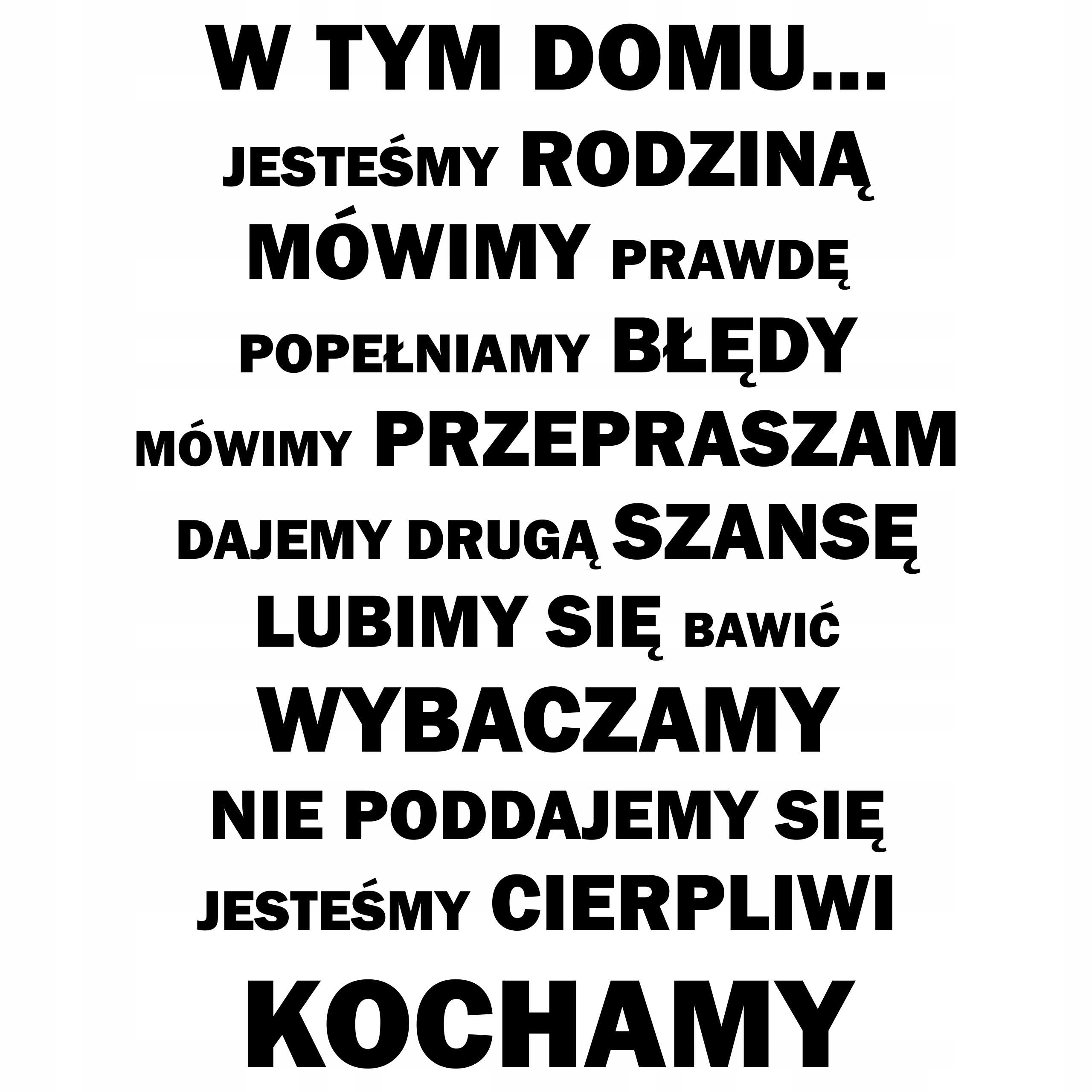 

Napisy Na Ścianę, Dekoracja 3D