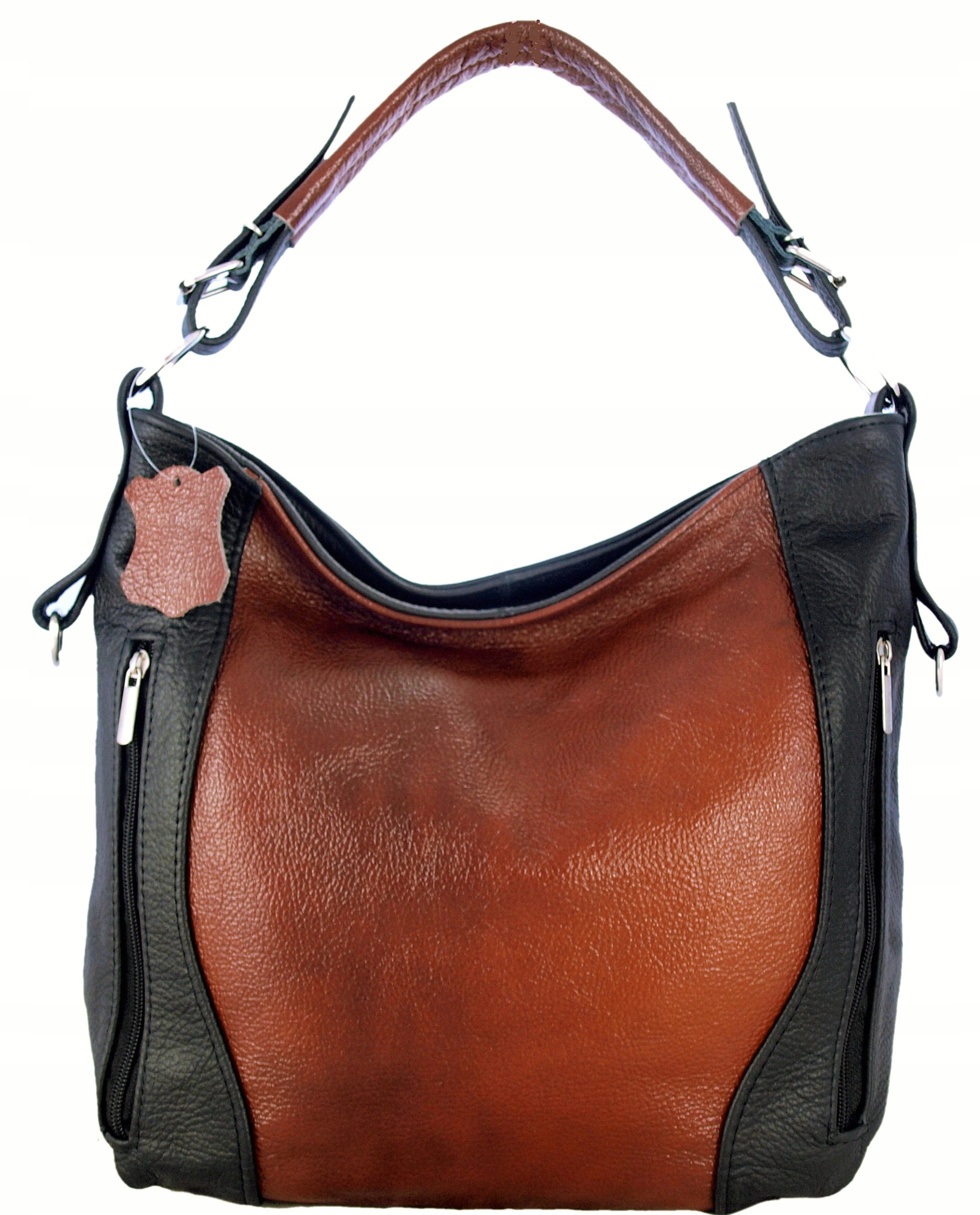 TOREBKA SKÓRZANA LISTONOSZKA NA RAMIĘ ZE SKÓRY Marka inna