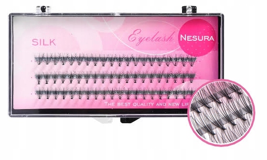 

Rzęsy Kępki Gęste Jedwabne Naturalne 12mm 60sztuk