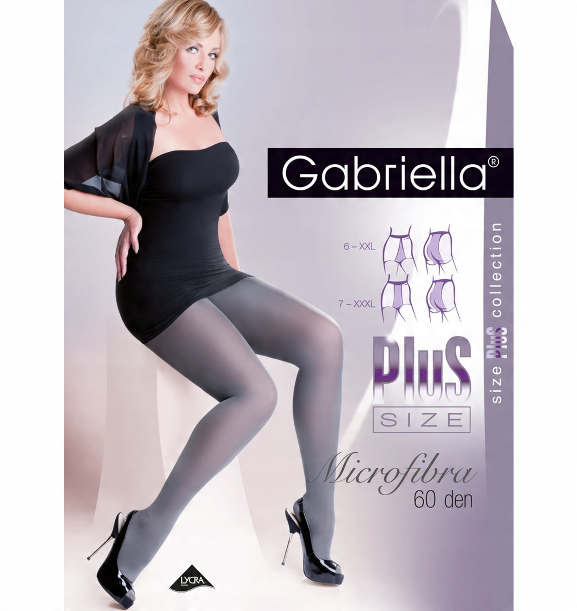 

Rajstopy Gabriella Microfibre 60 6 XXXL Plus Size