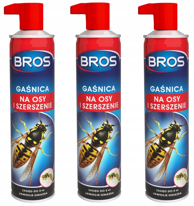 

Bros Gaśnica Na Osy I Szerszenie Spray 600ML x 3
