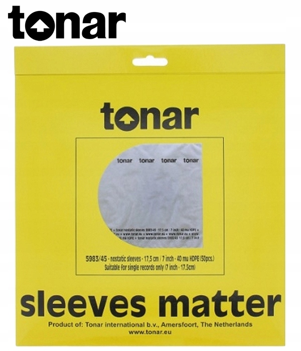 KOPERTY WEWNĘTRZNE LP 7'' TONAR ANTISTATIC 50 SZT Kod producenta TON-5983
