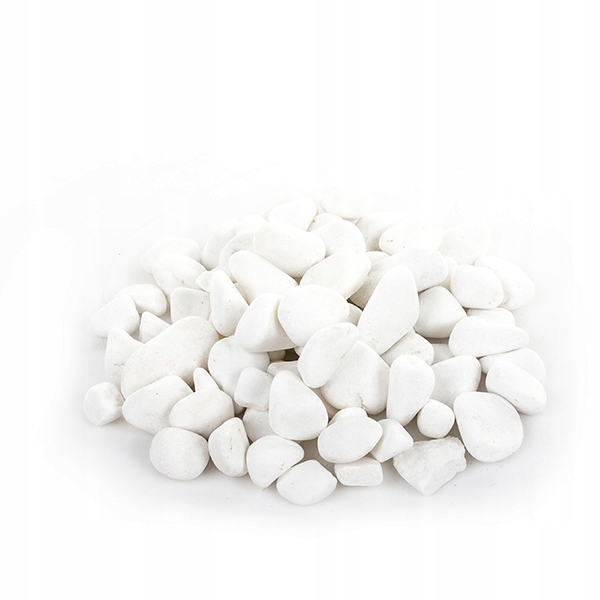 

ozdobne białe Kamienie otoczaki Tasos 15-30mm 1 kg