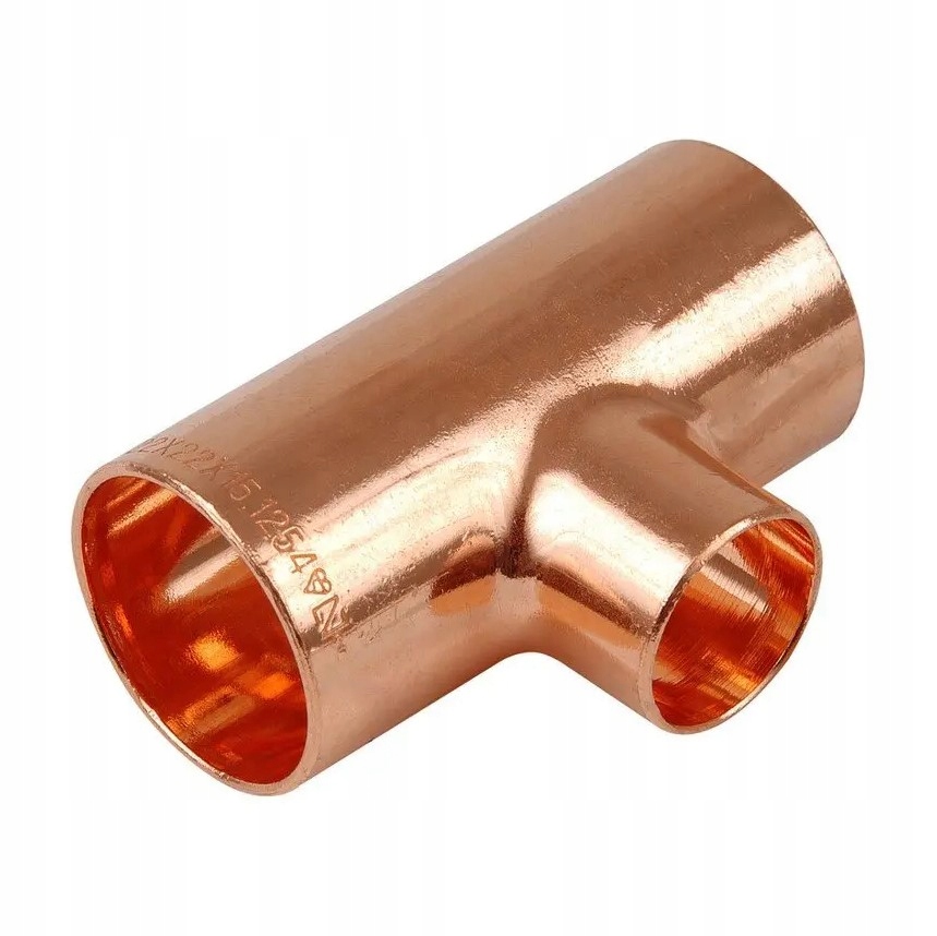 Redukčný medený trojuholník 108x54x108 mm meď