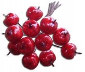

Sztuczne Jabłka Czerwone 1,5CM Pęczek 12SZT Jabłko