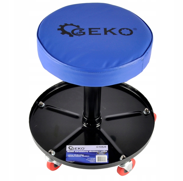 TABORET WARSZTATOWY SIEDZISKO Z POLKA STOLEK 136kg EAN 5901477136436