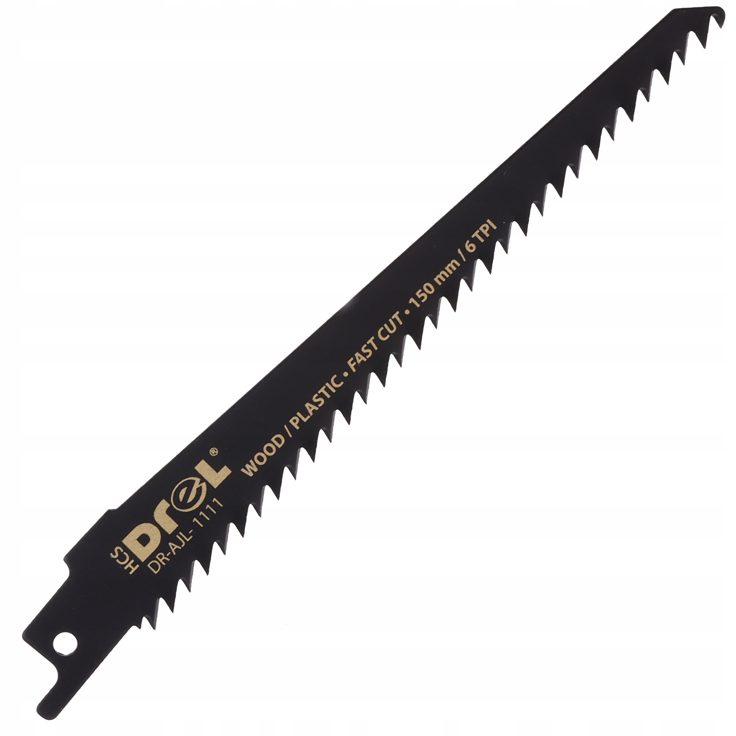 

Brzeszczot Piły Szablastej Drewna 150 mm Zęby 4 mm