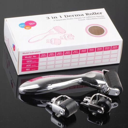 

3x Derma roller Ciało Twarz Oczy Dermaroller 3w1