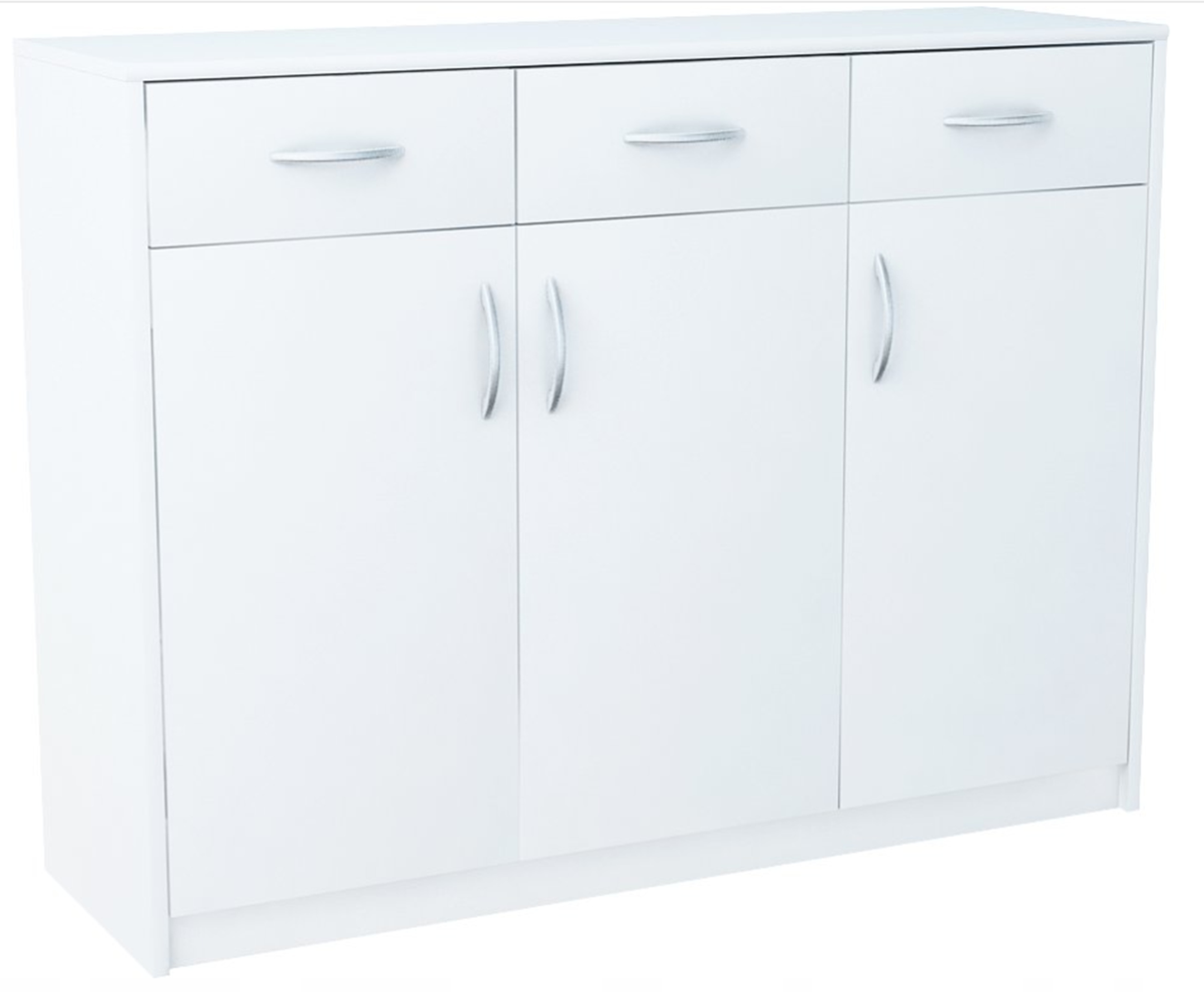 Komoda szafka 3D3S BIAŁA 110cm szuflady regał ROB Kod producenta MATKAM3D3SBIAŁA