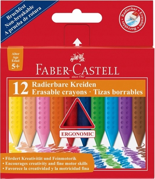 

Kredki świecowe Faber Castell Grip