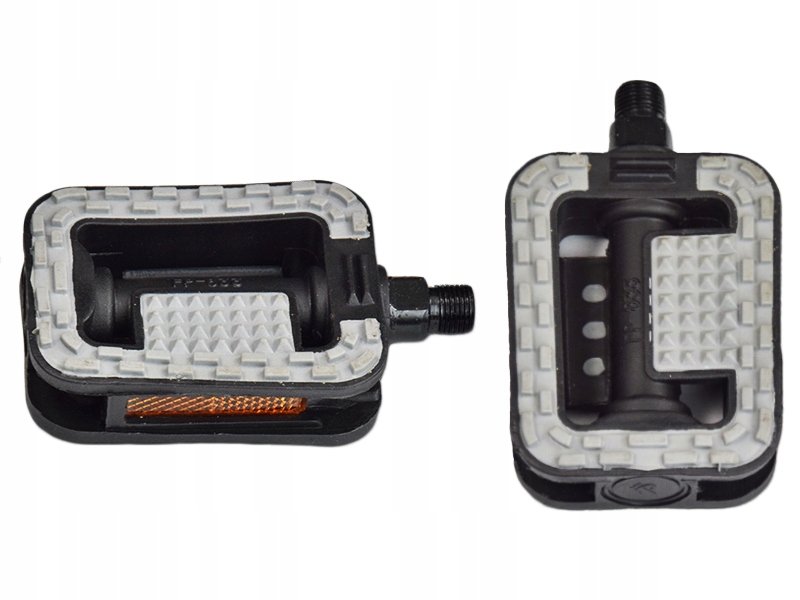 ВЕЛОСИПЕДНЫЕ ПЕДАЛИ НА ПЛАТФОРМЕ ПРОТИВОСКОЛЬЗЯЩИЕ ПОЛНЫЙ НАБОР 9/16 