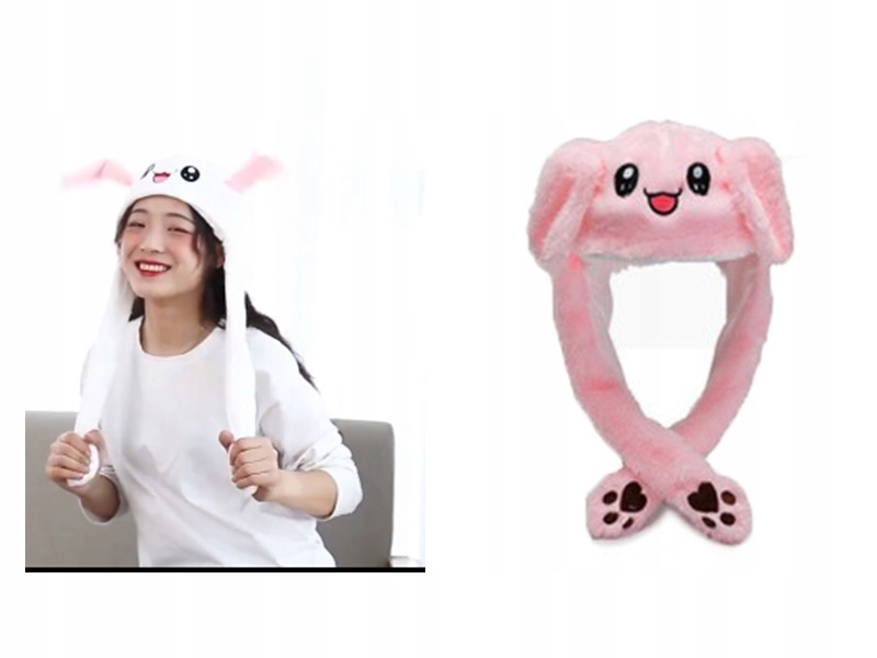 

Czapka z uszami Pikachu Panda z ruchomymi Królik