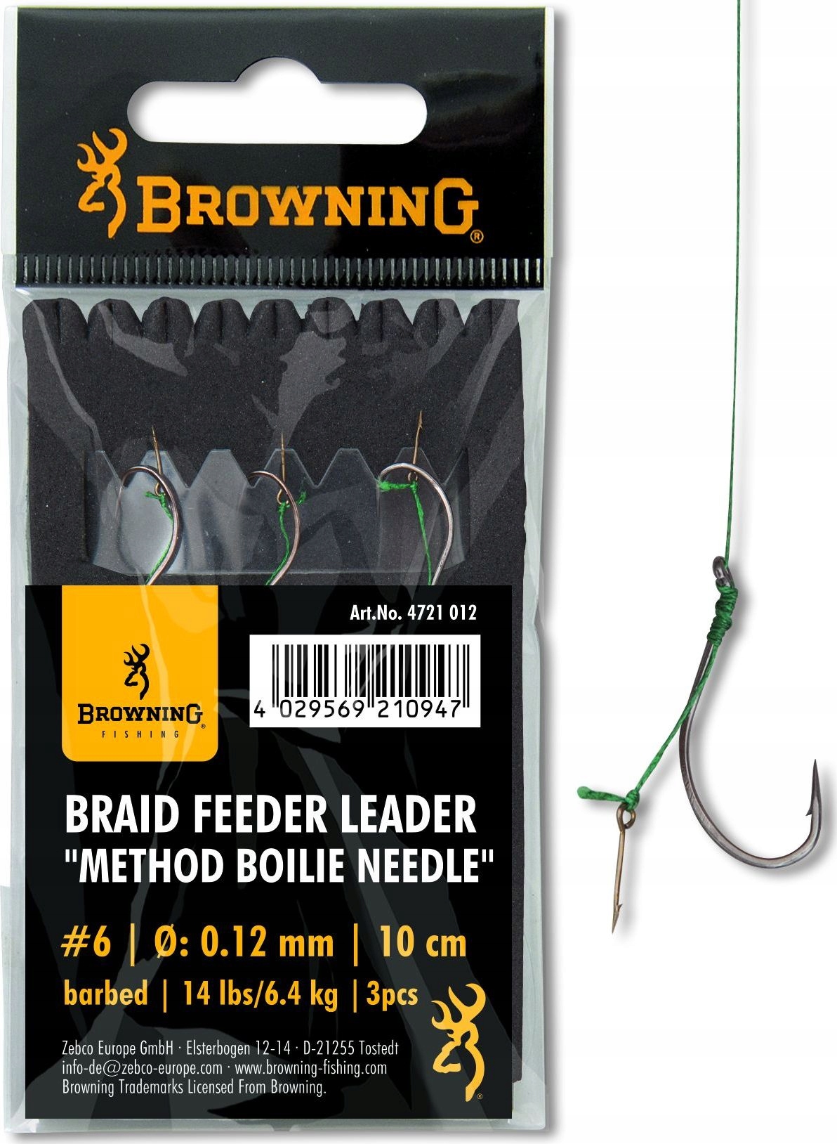 

Browning przypony Method Feeder plecionka Igła #8