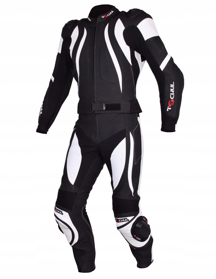 TSCHUL 545 - SKÓRZANY KOMBINEZON Z GARBEM r. 50 /L