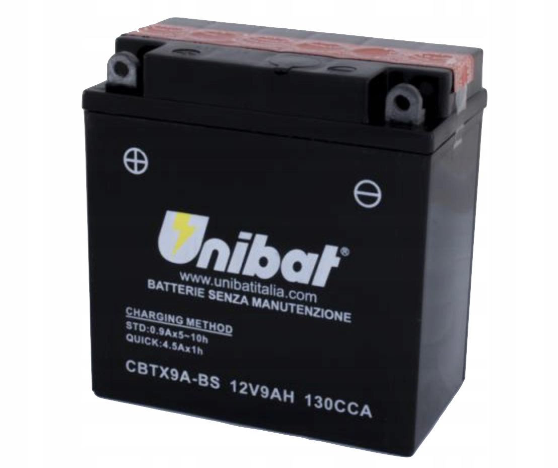 

Akumulator Unibat CBTX9A-BS 9Ah YTX9A-BS