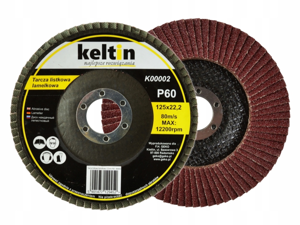 

Keltin Tarcza Listkowa Lamelkowa 125mm P 80