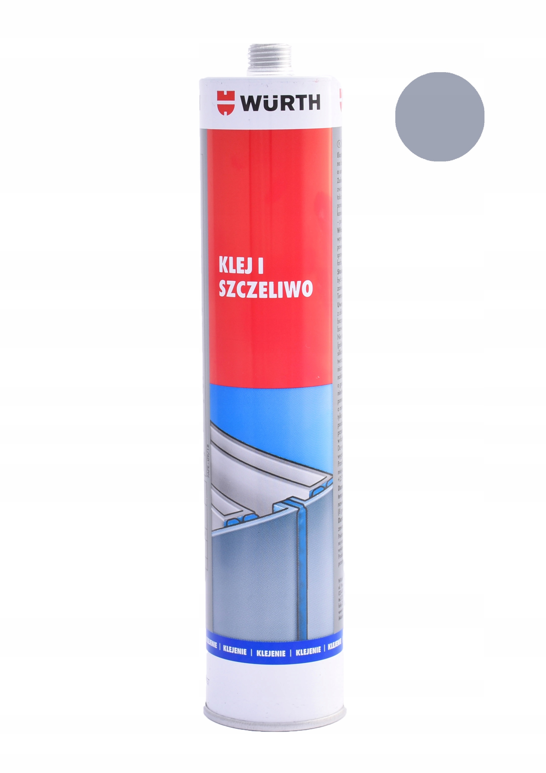 

Klej i szczeliwo K+d Wurth 300ml Szary