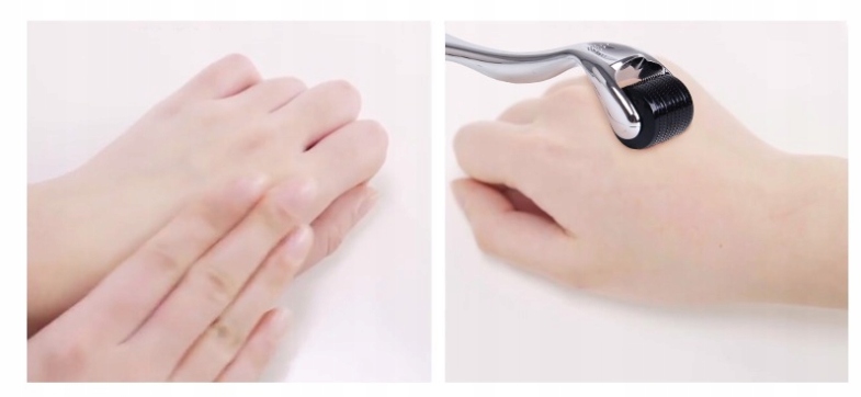 3x Derma Roller CIAŁO TWARZ OCZY TYTAN Dermaroller Model T-DERMA-Z-GOLD